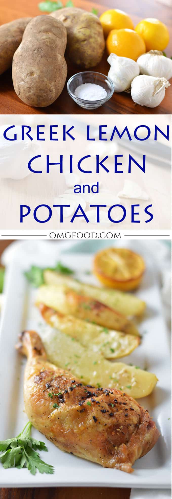 Greek Lemon Chicken and Potatoes | OMGfood