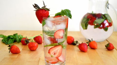 Strawberry Basil Water