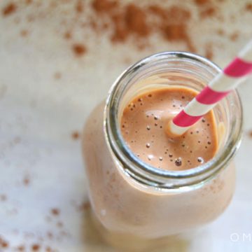 Chocolate Peanut Butter Banana Smoothie