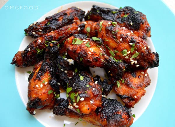 Honey Sriracha Chicken Wings