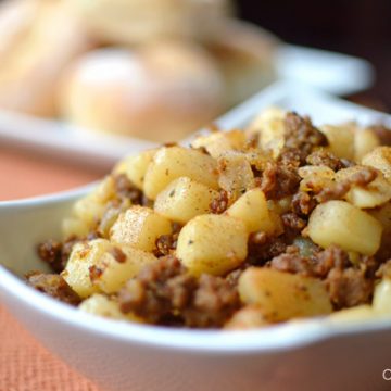 Sauteed Potatoes and Chorizo