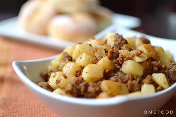 Sauteed Potatoes and Chorizo