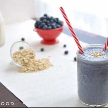 Blueberry Oatmeal Smoothie