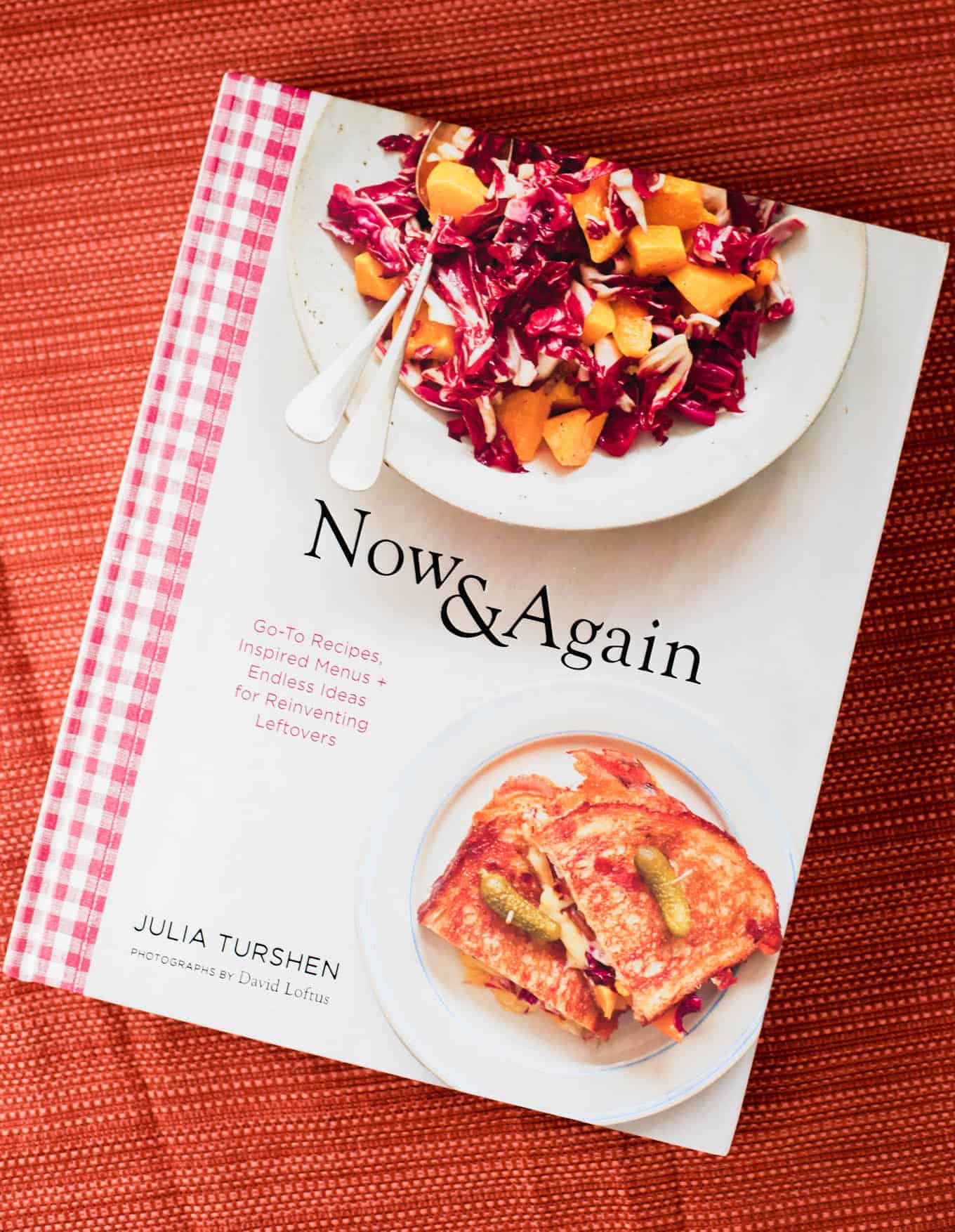 A cookbook on a table.