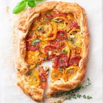 Tomato and Feta Galette with Puff Pastry